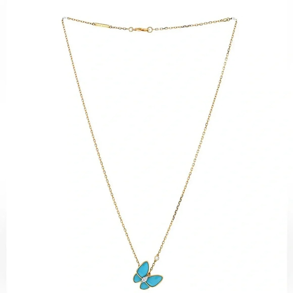 Butterfly Sterling Silver Turquoise Bracelet - Picture 7 of 16